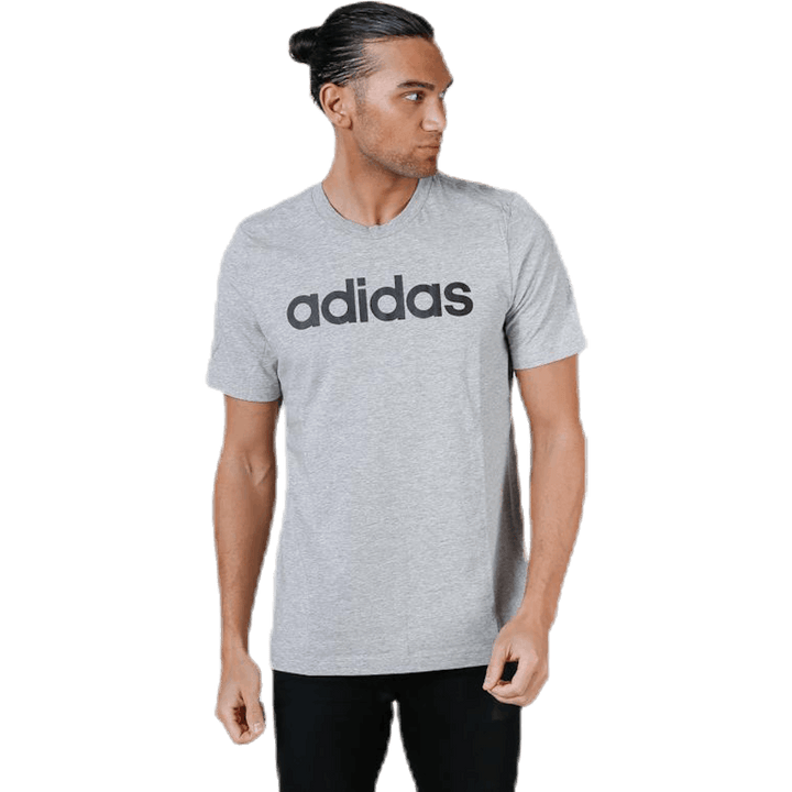Maglietta Essentials Linear Media Grigio Heather / Nero