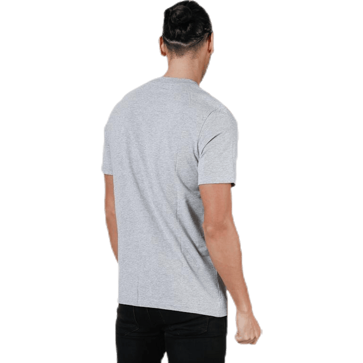 Maglietta Essentials Linear Media Grigio Heather / Nero
