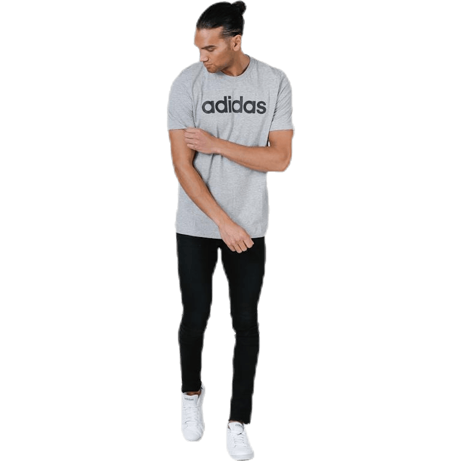 Maglietta Essentials Linear Media Grigio Heather / Nero