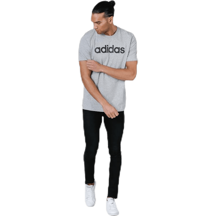 Maglietta Essentials Linear Media Grigio Heather / Nero