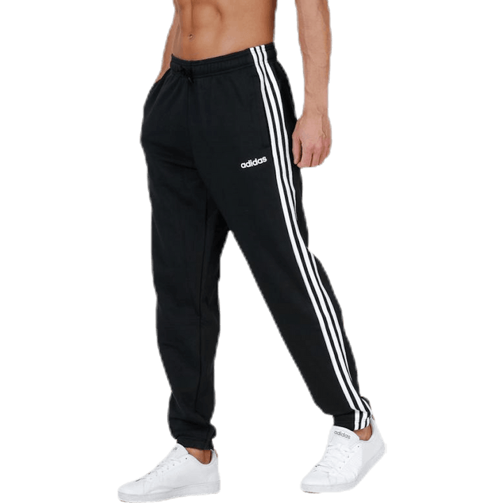 Essentials 3 Stripes Tapered Pant French Terr Nero / Bianco