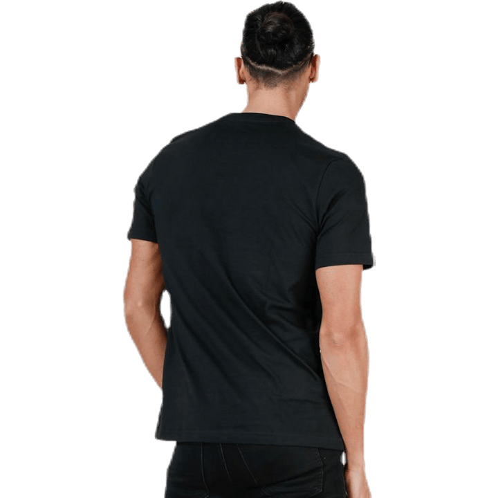 T-shirt linéaire Essentials noir/blanc