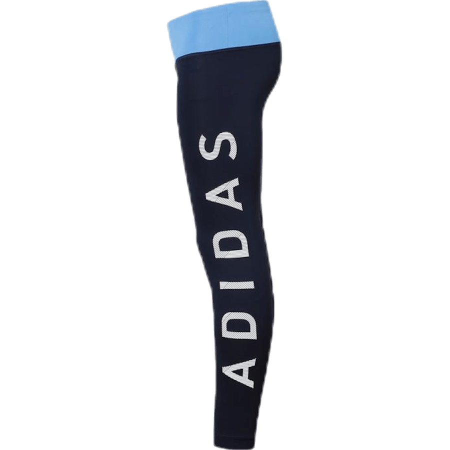 Big Text Tights Youth Blue/Black