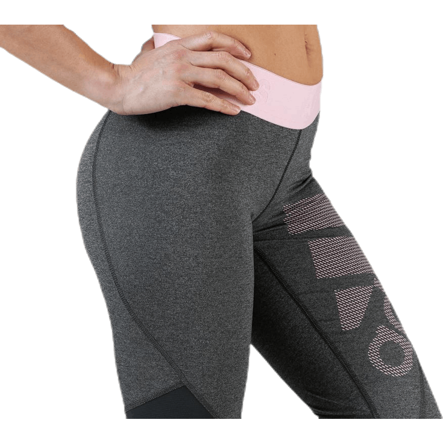 Alphaskin Športové dlhé pančuchové nohavice Graphic Pink/Grey