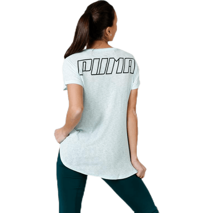 T-shirt bleu audacieux