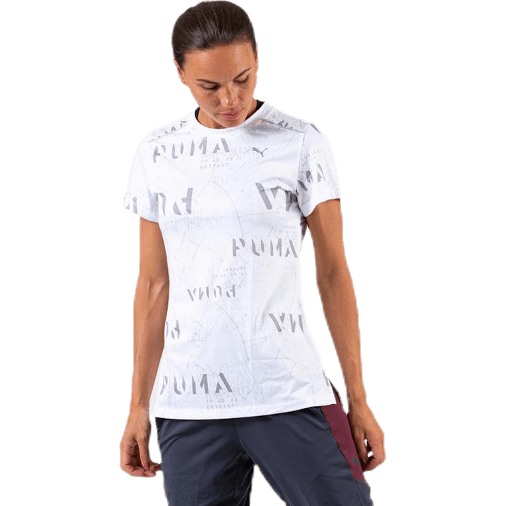 T-shirt graphique Last Lap blanc