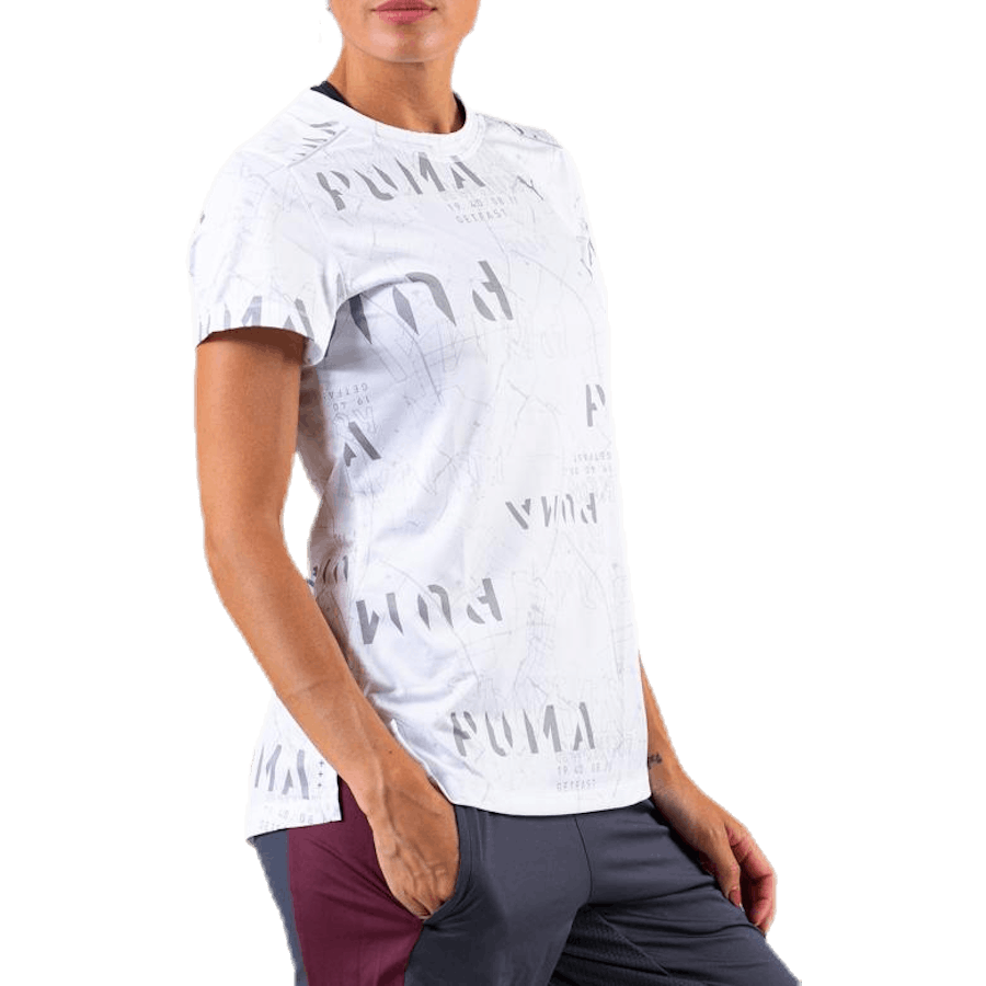 T-shirt graphique Last Lap blanc