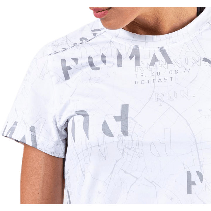 T-shirt graphique Last Lap blanc