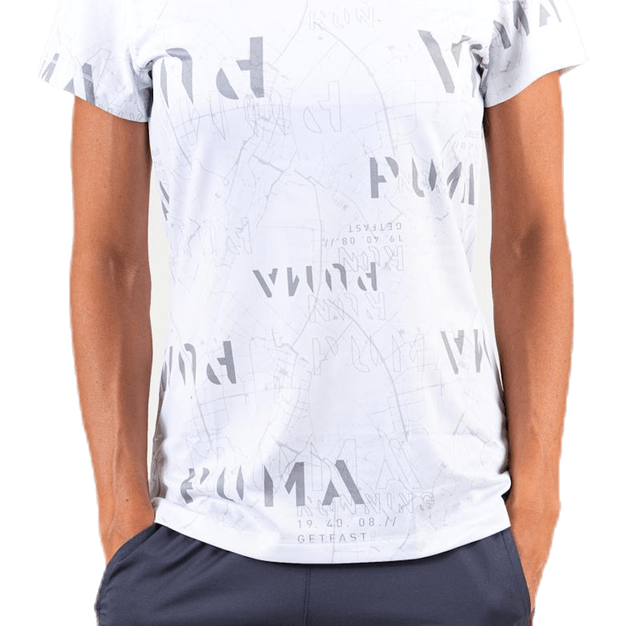 T-shirt graphique Last Lap blanc