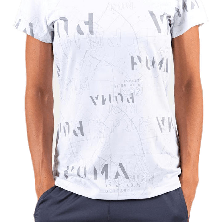 T-shirt graphique Last Lap blanc