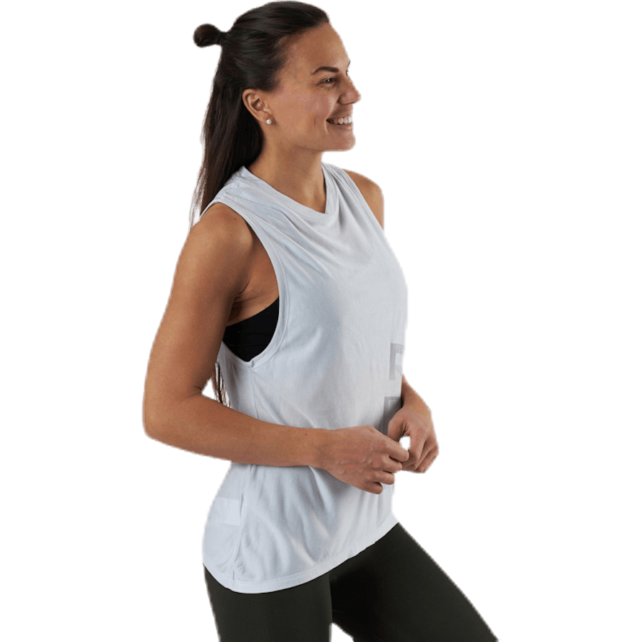 SH Gaphic Muscle Tank White