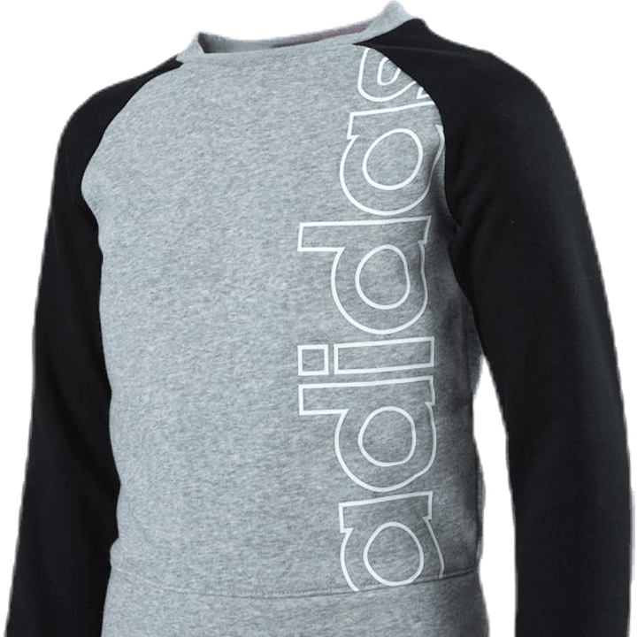 Felpa Logo Junior Nero/Grigio
