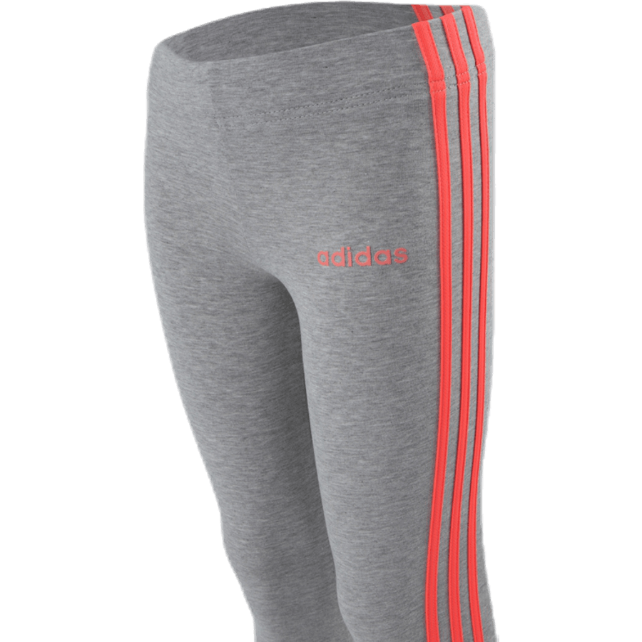 Collants Essential 3 Stripes Jeunesse Rose/Gris