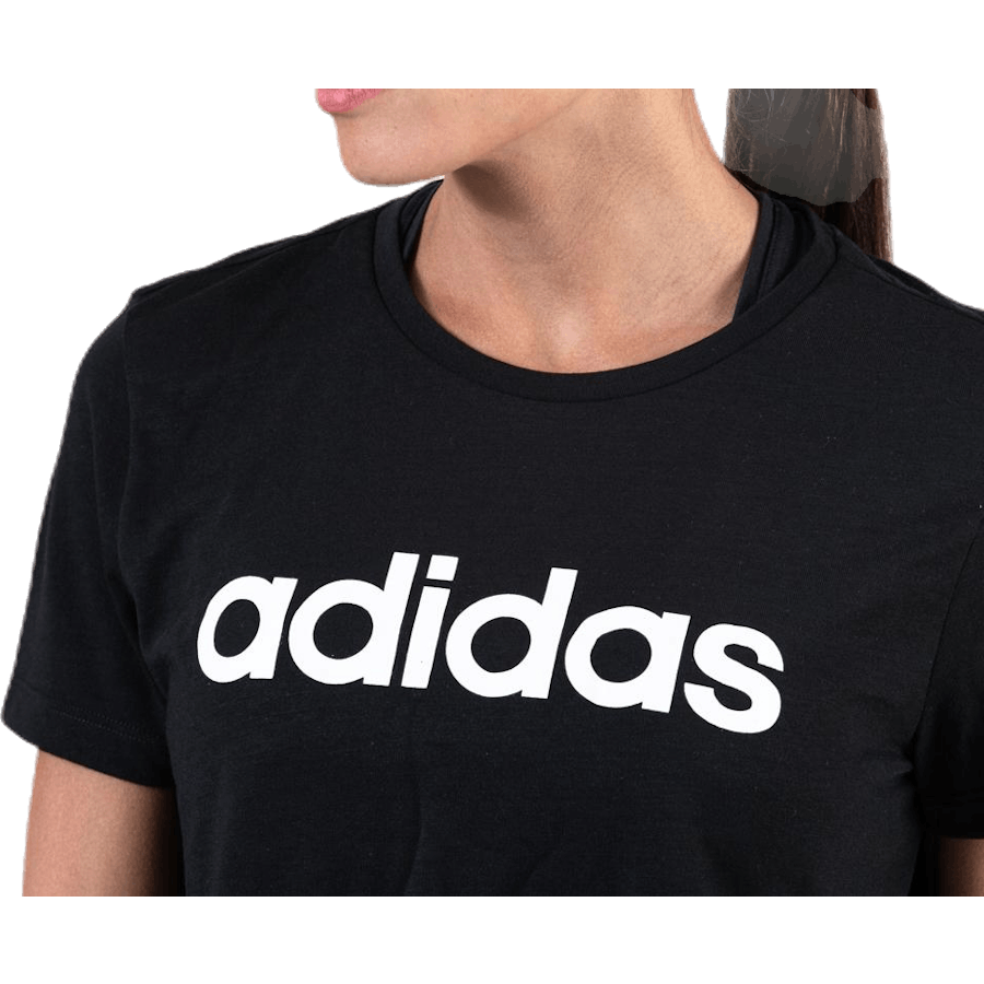D2M Crop Tee Weiß/Schwarz