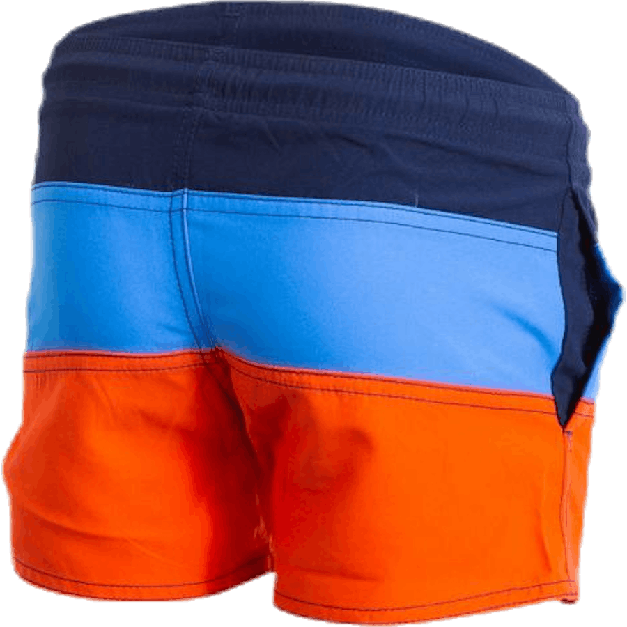 Pantaloncini da bagno colorblock blu/rosso