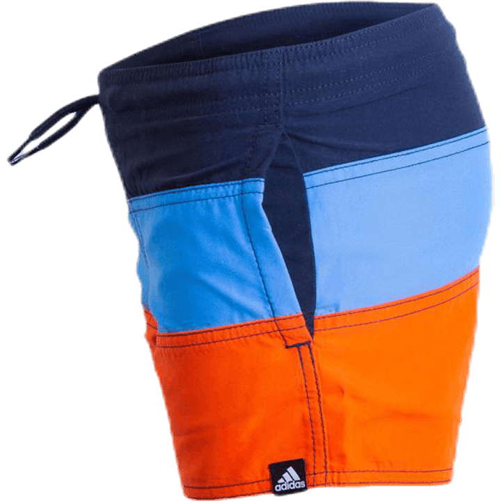 Pantaloncini da bagno colorblock blu/rosso