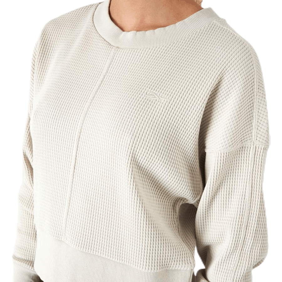 Haut à manches longues beige pour senior