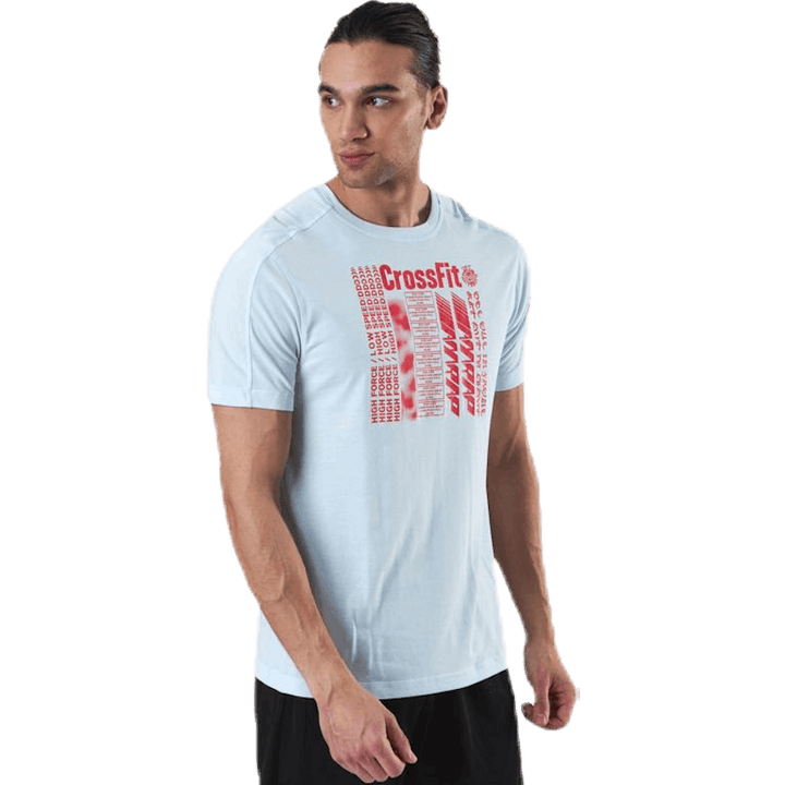 RC AC + Katoenen T-shirt Blauw/Wit