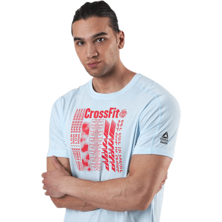 RC AC + Katoenen T-shirt Blauw/Wit