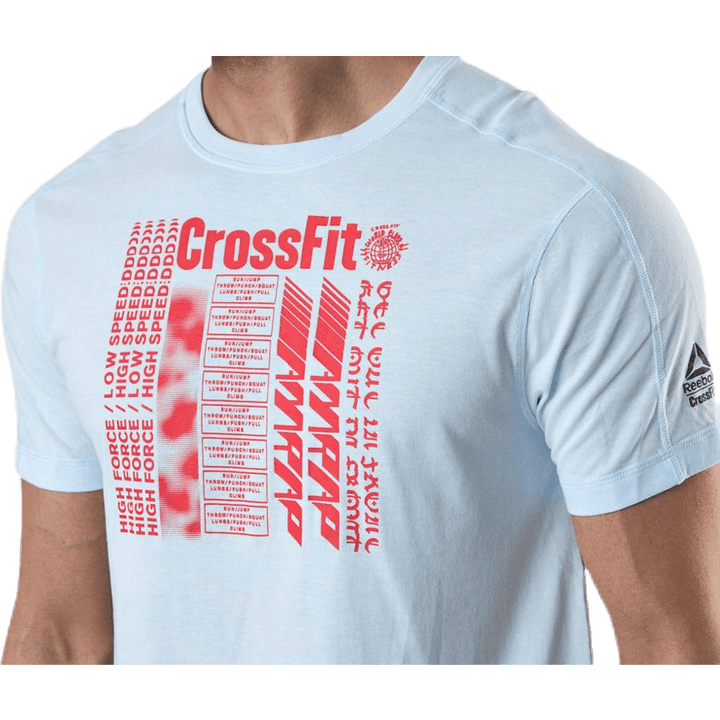 RC AC + Katoenen T-shirt Blauw/Wit
