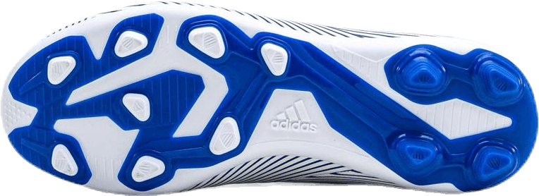 Chaussures de football flexibles Nemeziz 19.4 : blanc nuage / bleu roi / noir