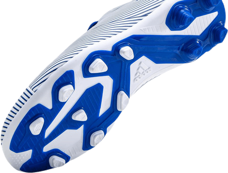 Chaussures de football flexibles Nemeziz 19.4 : blanc nuage / bleu roi / noir