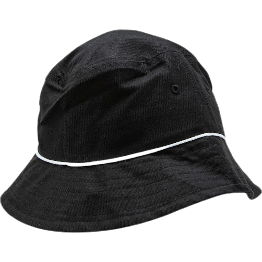 Cappello a secchiello classico bianco/nero