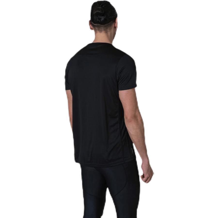 Adidas Run It Tee Pb 3 Stripes Men Black
