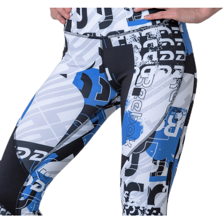 Wor Myt Aop 7/8 Blue/White