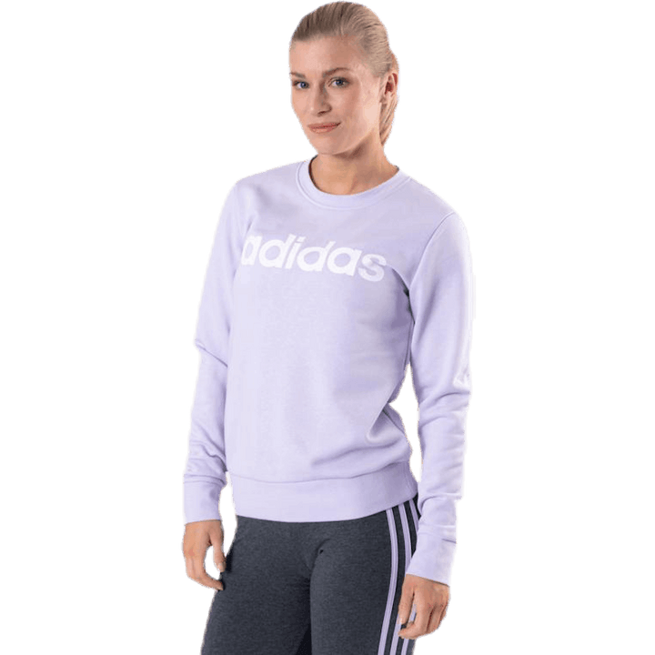 Essentials Linear Crewneck Purple Tint / White