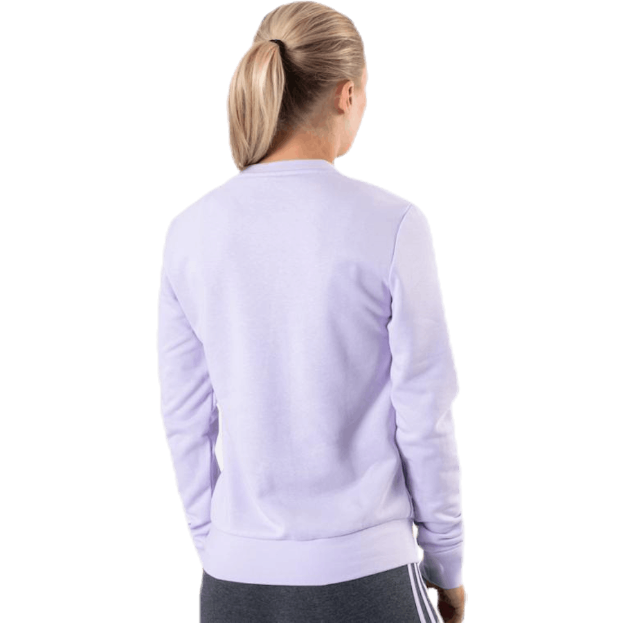 Essentials Linear Crewneck Purple Tint / White