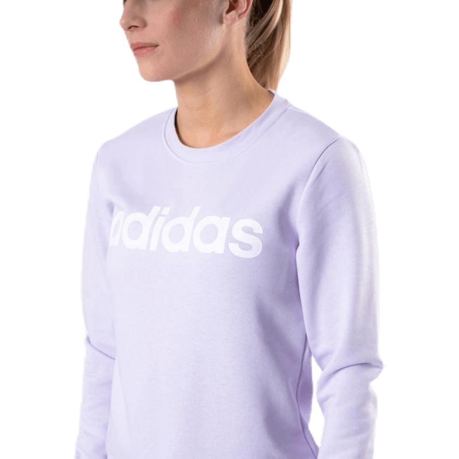 Essentials Linear Crewneck Purple Tint / White