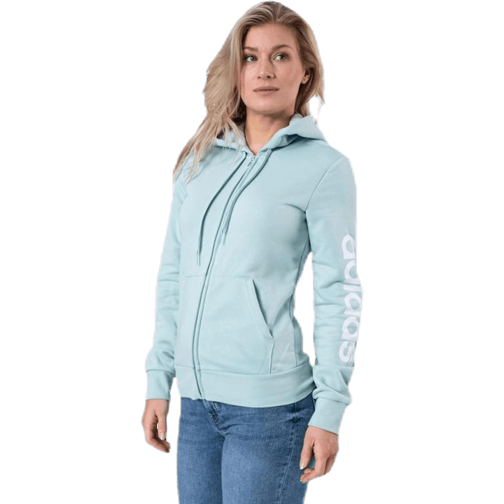 Linear Full Zip Hood Blue
