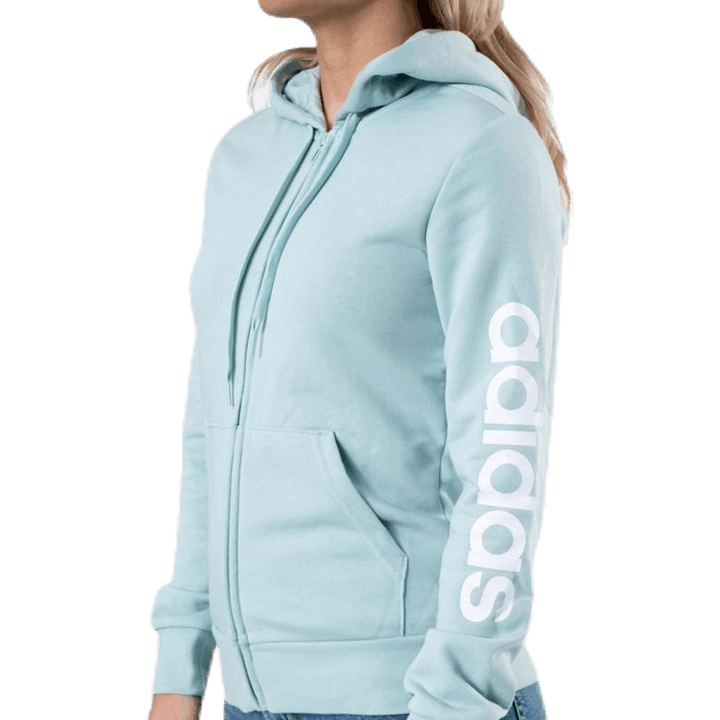 Linear Full Zip Hood Blue