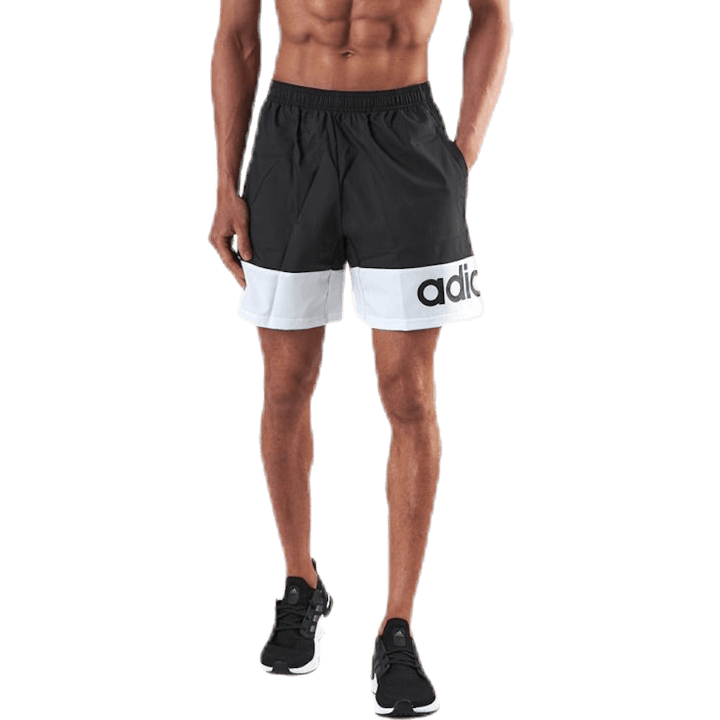 Short Color Block D2M Blanc/Noir