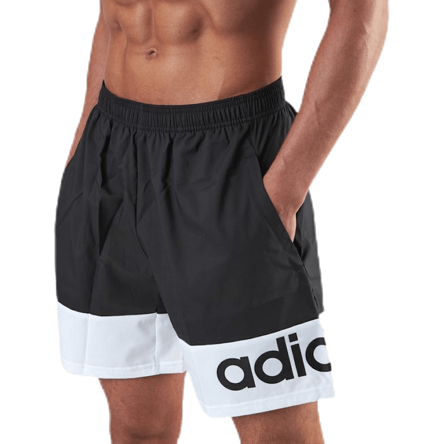 Short Color Block D2M Blanc/Noir