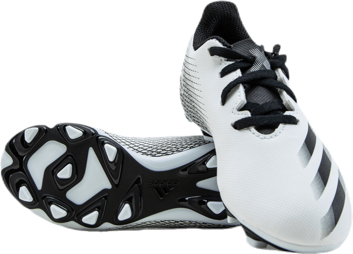 X Ghosted.4 Flexible Ground Boots Cloud White / Core Black / Silver Metallic