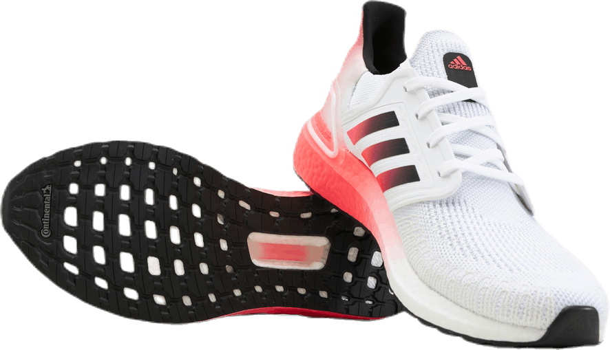 Ultraboost 20 skor Molnvit / Core Black / Signalrosa / Korall