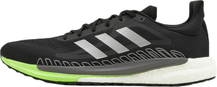 SolarGlide 3 Shoes Core Black / Silver Metallic / Signal Green