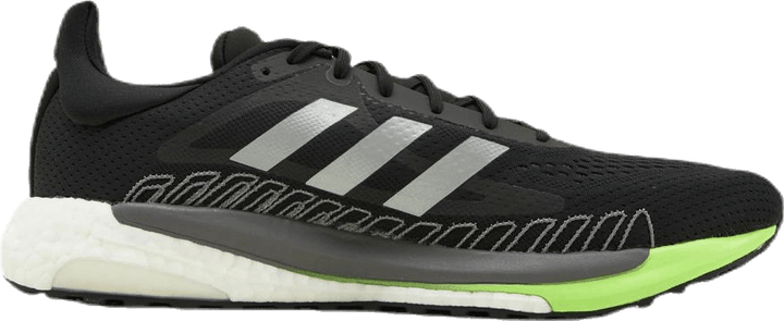 SolarGlide 3 Shoes Core Black / Silver Metallic / Signal Green