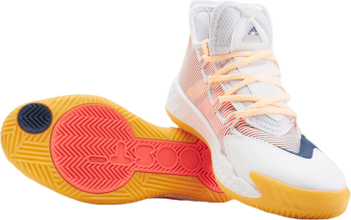 Pro Boost Low Schuhe Wolke Weiß / Solar Gold / Signal Orange
