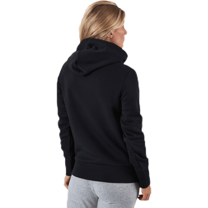 Womens Badge Of Sport Overhead Fleece Hoodie Black