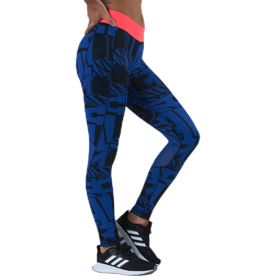 Collant Alphaskin Varsity Bleu/Rose