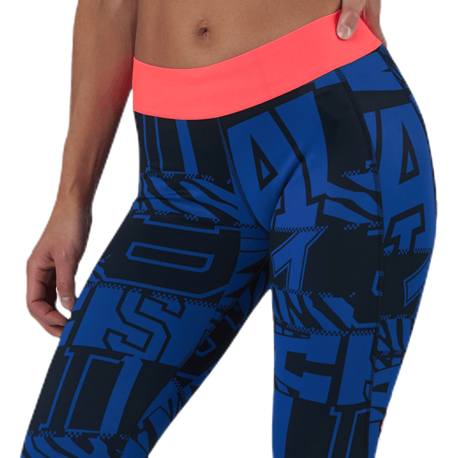 Collant Alphaskin Varsity Bleu/Rose