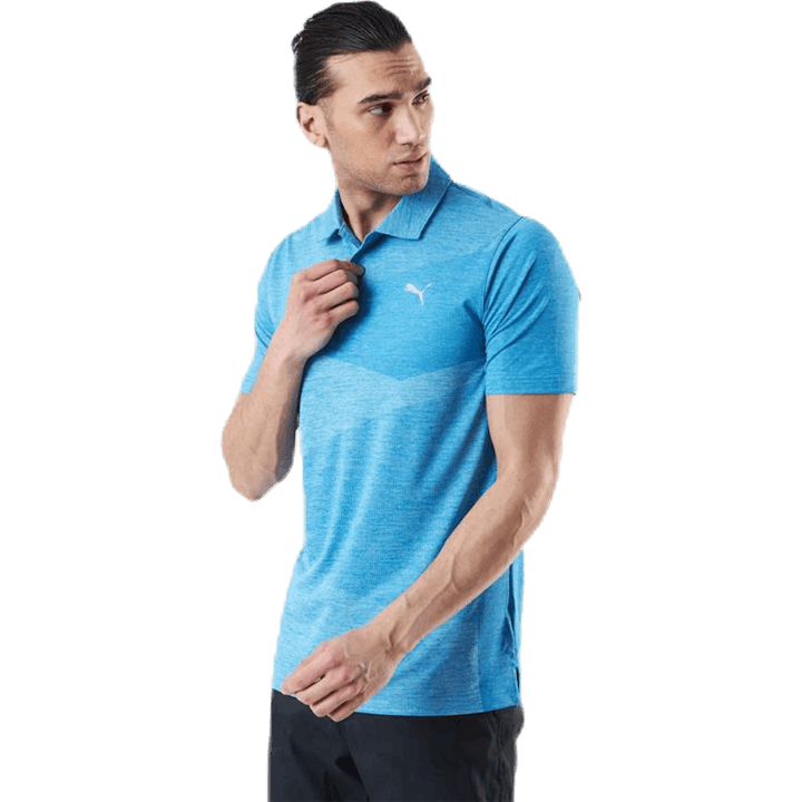 Polo Jacquard Alterknit Bleu