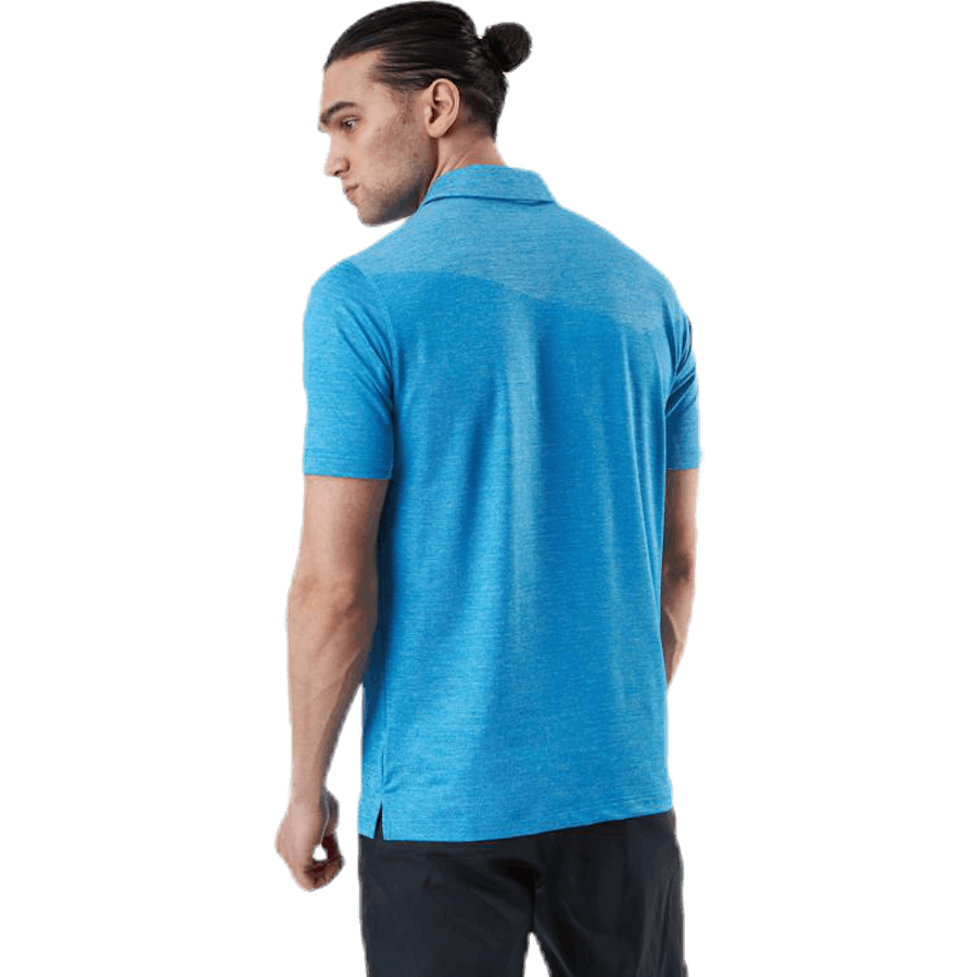 Polo Jacquard Alterknit Bleu
