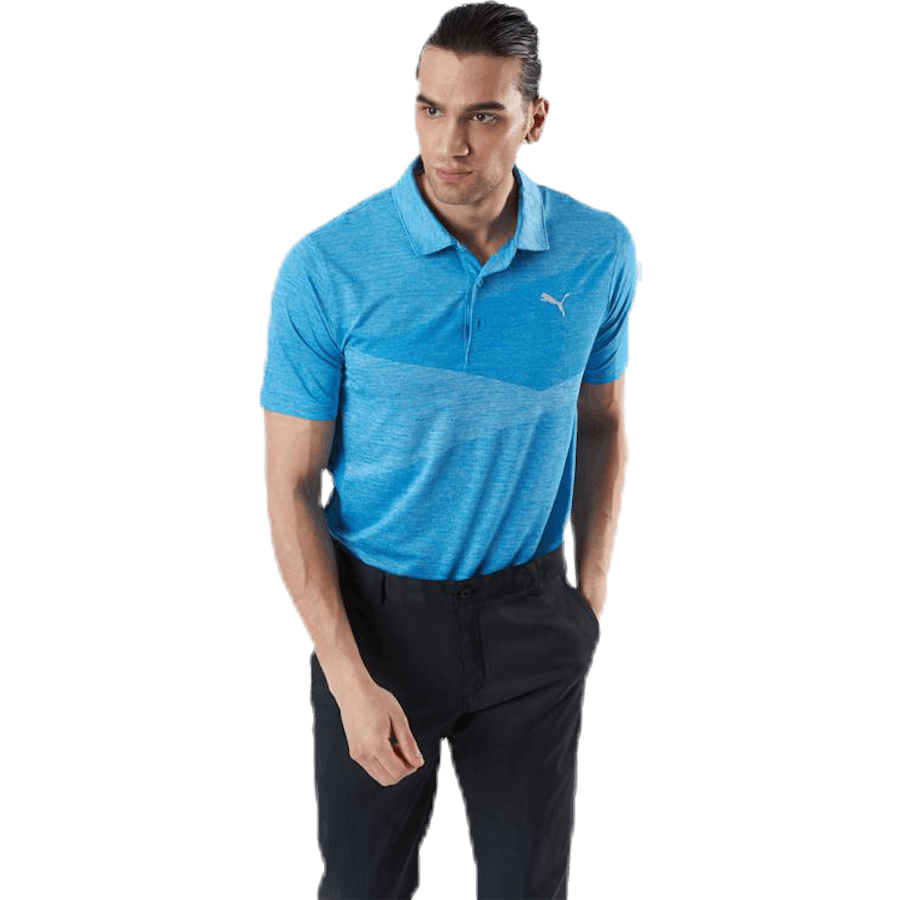 Polo Jacquard Alterknit Bleu