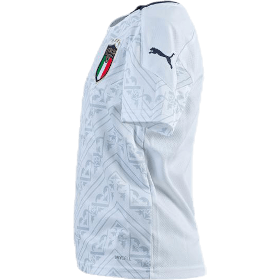 FIGC Away Shirt Replica Junior Blue/White
