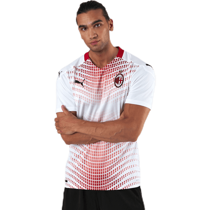AC Milan Away Shirt Replica White/Red