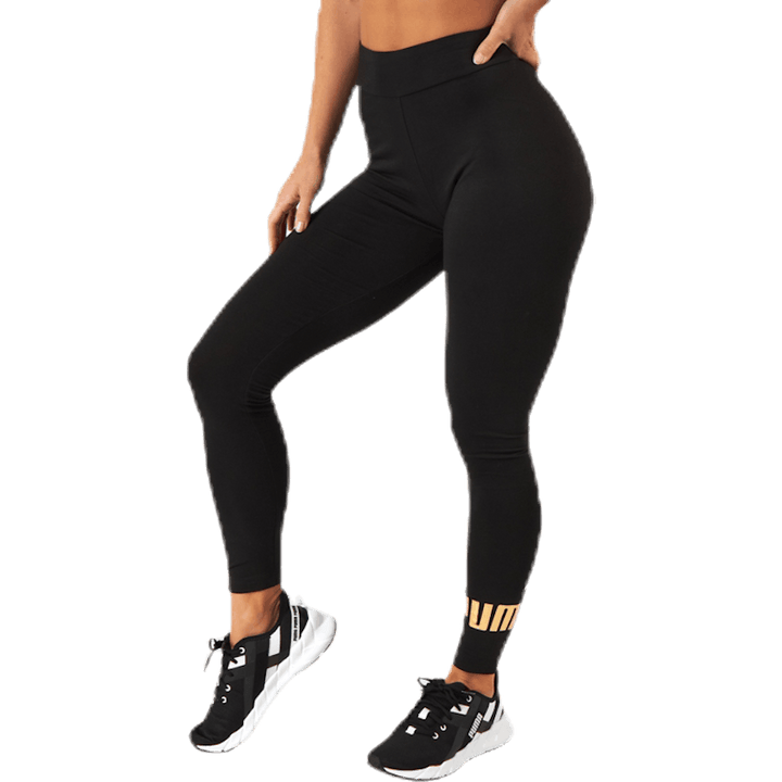ESS Logo Leggings Black/Gold